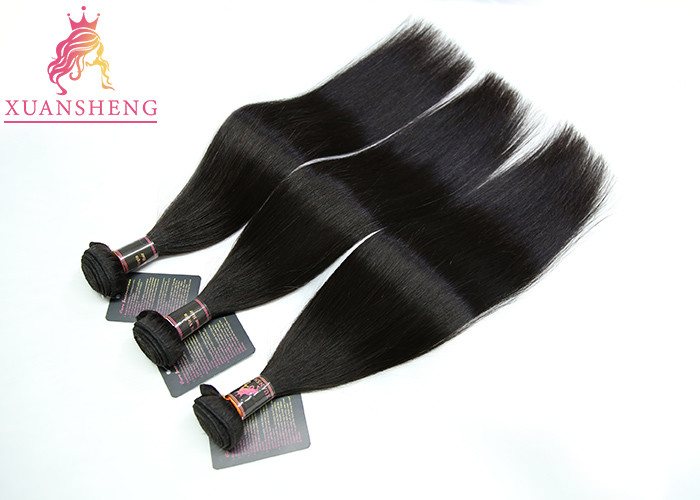 Unprocessed Straight Hair Bundles No Shedding And No Tangle 100g / 105g
