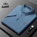 Sublimated Cotton Polo T Shirts Men Knitted Sport Blank Fabric Shirts