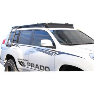 China 200kg Load Capacity Roof Racks for LC150 Directly Powder Coated Black Aluminum Alloy factory