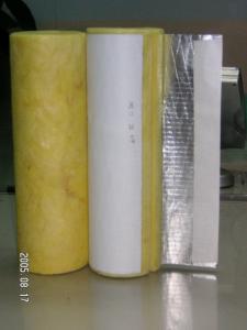China Aluminum Cladding Glass Wool Pipe Insulation Materials 1000mm Length factory