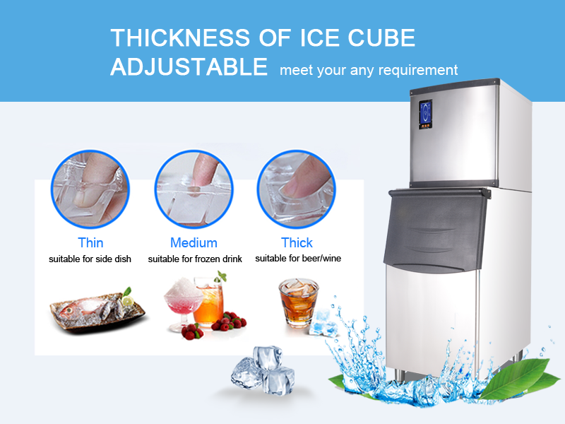 convenient cube ice machine 1T ice machine 1000KG in factory