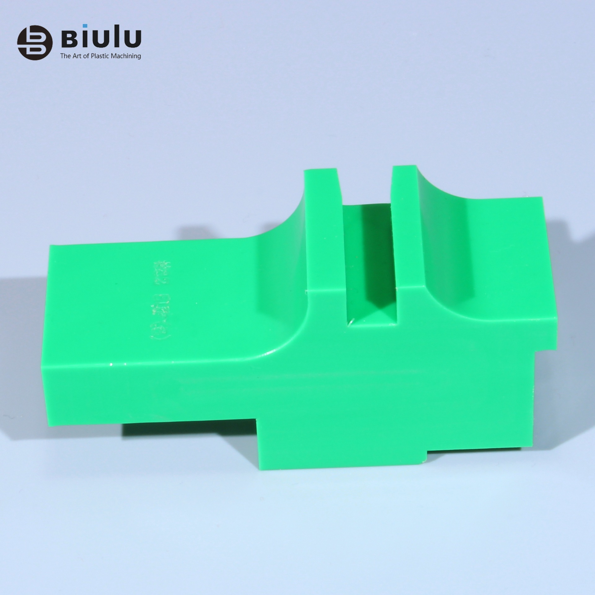 Green Color Machined Uhmw Wear Strips , Automotive Plastic Components