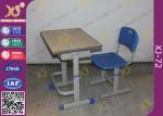 Height Adjustable Floor Free Standing Kids School Desk Chair With Foot Rest