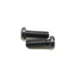 Black Zinc Steel 4mm Slotted Round Head Machine Screws Phillips Combo Drive