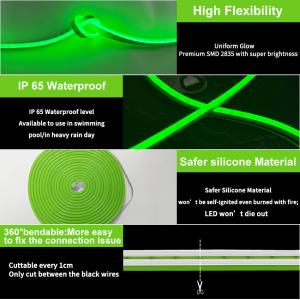 China IP65 IP67 LED Neon Flex Strip12V LED Flexible Neon Tube Lights factory