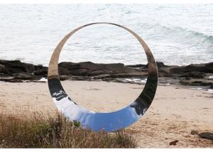 China ODM Modern Stainless Steel Outdoor Sculpture For Landscape factory