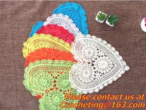 China handmade, Crochet Round table clothing - table cover, handmade crochet, blanket, clothes factory