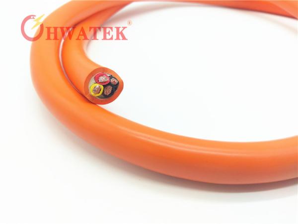 EVAC-S90U Flexible Extension Cord For EV Charger , Electric Car Cables Oil