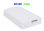 Network 4 Ports Fiber Optic Cable Termination Box 2 Core SC APC 120*80*25 Mm