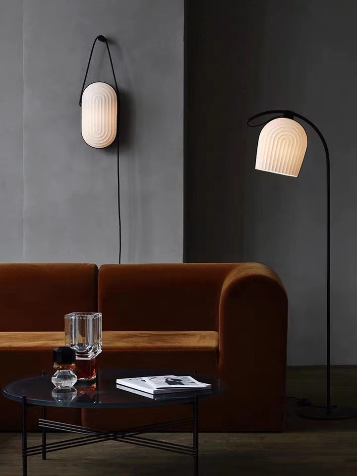 Fashionable Decorative Post Modern Light Design Nordic Corner Standing Floor Lamp For Living Room
