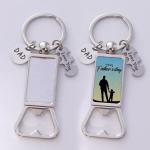 Round Sublimation Metal Keychain Pendant For Sublimation Photo Transfer Printing