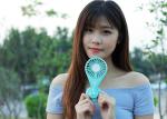 E360 Mini Fan, high quality portable mini hand electric fan,led light up hand