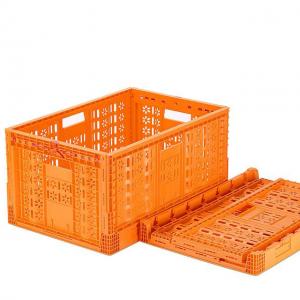 China Foldable PE/PP Serving Tray for Breakfast Coffee Drinks and Fruit Storage Plastic Crate factory