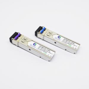 China TX1310nm RX1490nm 40km SFP Optical Transceivers factory