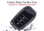 Alphard Black Anti Scratch Carbon Fiber Car Key Case