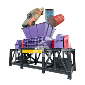 China Iron Car Shell Shredder Waste Recycling Metal Barrel Shredder factory