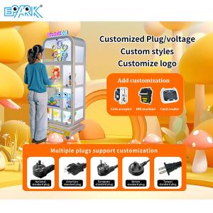 Coin-Operated Indoor Racing Arcade Machine with Scissors Cut Prize Vending Skill