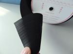 Black Super Thin Molded Injection Hook Plastic Nylon Fastening Tape For Medical