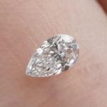 Lab Grown Diamonds for Jewelry Pendant Bracelet Earring , Pear Cut Moissanite