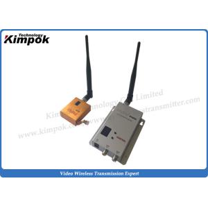 800mW Wireless Analog Transmitter Zero Latency CCTV Surveillance System 1km
