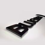 3D Outdoor Advertising Channel Stainless Steel Backlit Led Sign Letter Outdoor