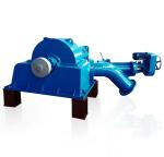 Stainless Steel Turgo Turbine Generator with 50-400m Rated Head for 220V-11000V