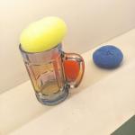 Gentle Touching Plastic Scouring Ball ISO9001 Certification Without Causing Any