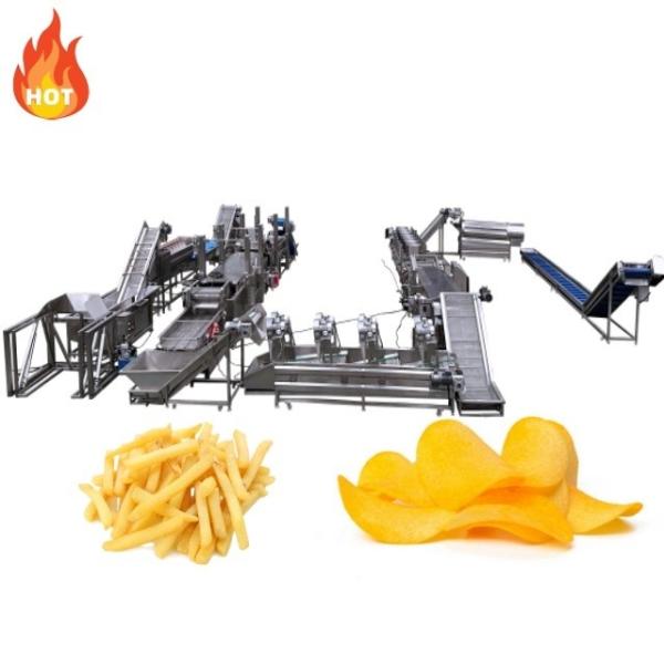 300kg Frozen Potato Chips Making Machine for Automatic Frozen French Fries