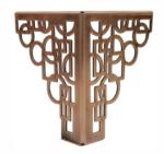 Discounted Delivery 0.25 Kg Each Sofa Metal Flower Legs Furniture Golden Metal