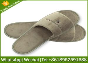 China hotel slipper,SPA Slippers,Velvet slippers manufacturer,Velvet slipper with logo factory