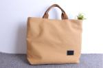 Ladies Natural Canvas Tote Bags With High Durability OEM Acceptable