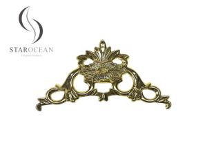 China Gold Fine Finish Coffin Lid Decorative Hardware Accessories Fast Delivery PF06 factory