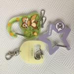 CMYK Printed Anime Gift Set Acrylic Carabiner Keychain Scratch Resistant