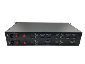 China CE VGA To Fiber Converter Audio Video / VGA Multiplexer rack 2CH Audio + Data + Fiber Port factory