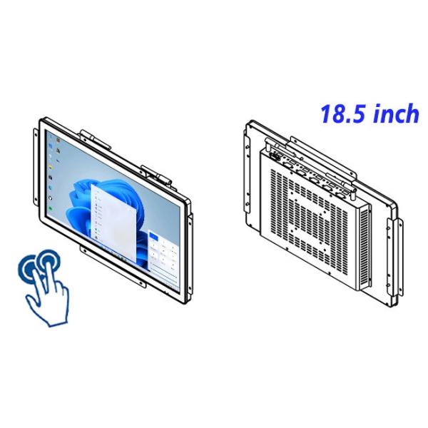 18.5-Inch Windows Embedded Vision Console for Traffic Management Systems, Logistics Terminals, Medical Workstations, and Smart City Dashboards