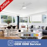 DCF-W986 35/60W Low Noise Large Airflow 4 MDF Blade Modern Ceiling Fan LED Light