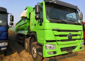 China Green Color HOWO Rear Heavy Duty Dump Truck 30 Cubic Meter Easy Operation on sale
