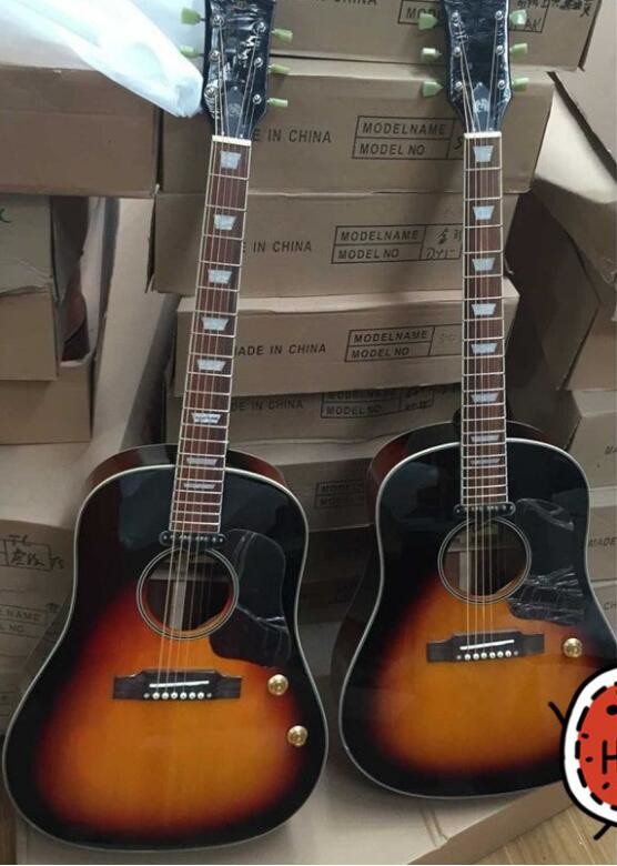 2018 New Chibson G160e VS acoustic guitar sunburst John Lennon G160 electric acoustic guitar