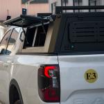 JMC DADAO 4x4 Pickup Truck Canopy High- Black Powder Coated Truck Camper Semi