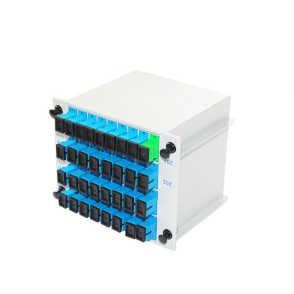 China 32 Core Fiber Optic Cassette SC APC / PC Plastic Material With 3 Years Warranty factory