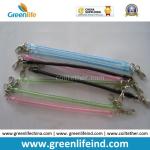 Safety Elastic Coiled Cord Belt Anti-Lost ID Spiral Key Chain Holders