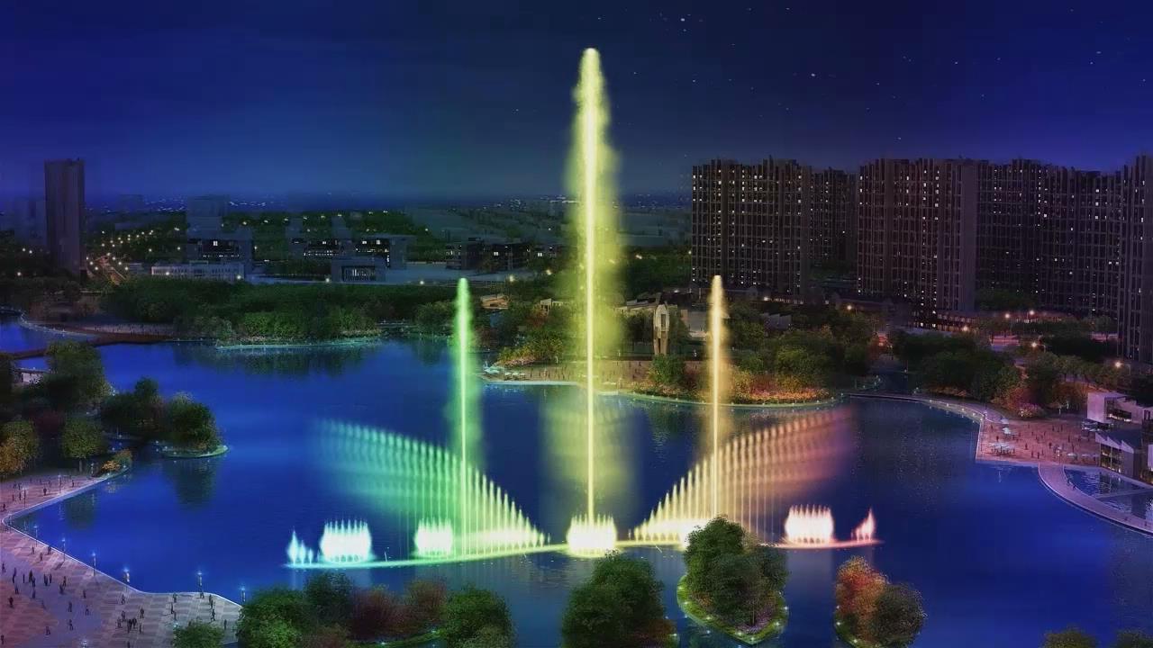 Onsite Installation custom made outdoor pool fountain