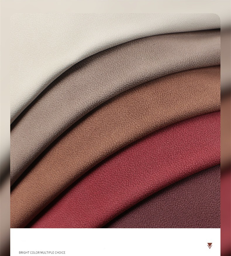 1.0mm Yangbuck Retro PU Shoe Leather Imitation Cotton Velvet Bottom