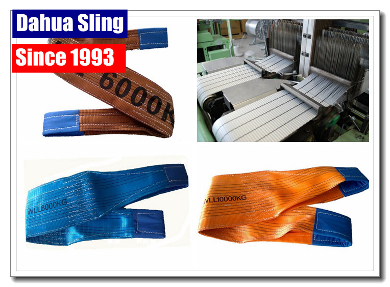 Large Capacity Glass Lifting Slings , Strong Crain Weight Lifting Belt 2 Ton