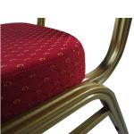 Custom Stackable Wedding Dining Metal Banquet Chair For Event