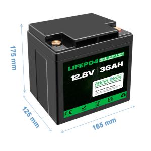 China 36Ah 12V LiFePO4 Lithium Battery Rechargeable For Electric Tools And Electric Toys factory