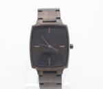 Japan Movement Square Wooden Watches Natural Wood Hands Work
