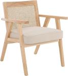 Wooden Chairs for Living Room and Hotel Modern Design Soft Seat Solid Wood