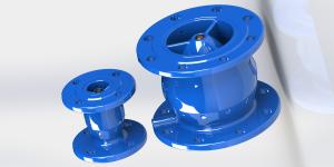 China Blue Anti Water Hammer Check Valve Low Head Loss factory