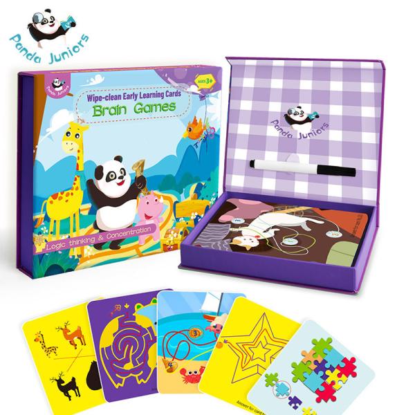 Brain Games Wipe-Clean Early Learning Flash Cards for Toddler Preschool